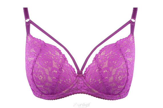 Kosmo biustonosz push up Unikat różowy