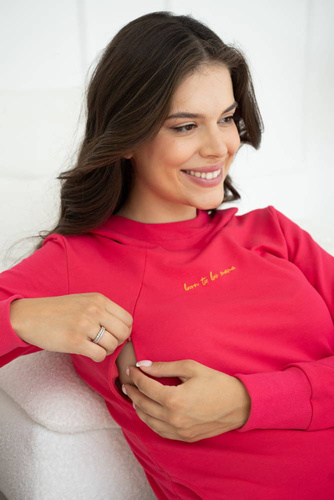 Milk Please Milk&Love bluza do karmienia magenta