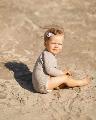 "Waffel Stone" Makoma Body polo z długim rękawem