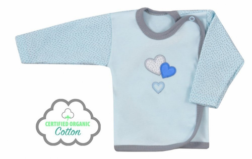 Koszulka niemowlęca "ZAKOCHANY MIŚ" organic Koala niebieska