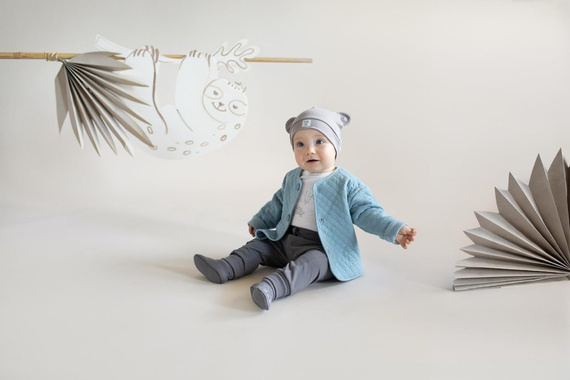 "Slow Life" Pinokio Czapka niemowlęca - beż