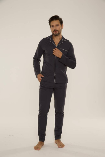 729 Norberto Piżama Męska De Lafense - grafit