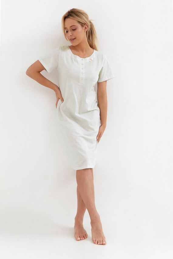 235 Koszula Nocna Cana -ecru