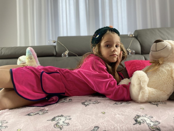 374 / 375 Desiree Szlafrok dziecięcy - malina