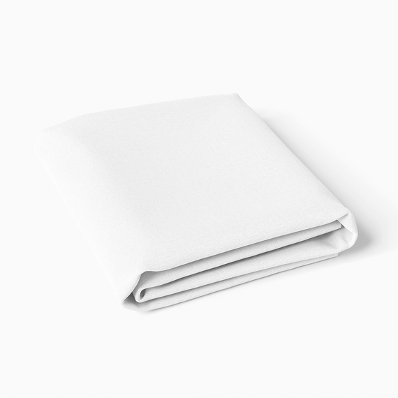 Eevi Prześcieradło dziecięce bawełniane - biały