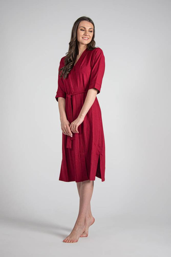 942 Visa Szlafrok Długi De Lafense - bordo