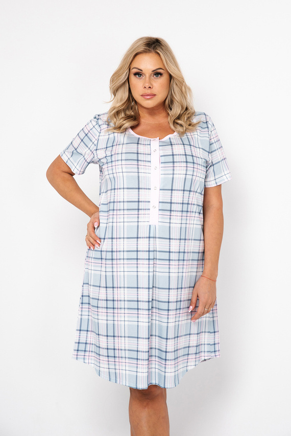 Allison koszula nocna krótki rękaw Italian Fashion - druk