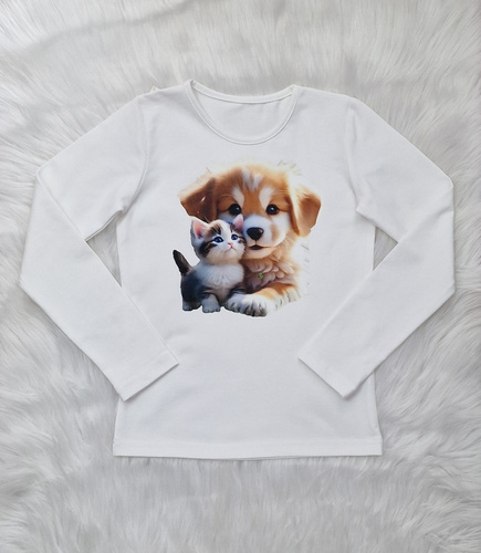 Friends Bluzka dziecięca Bambarillo ecru– jersey | Wygoda i styl