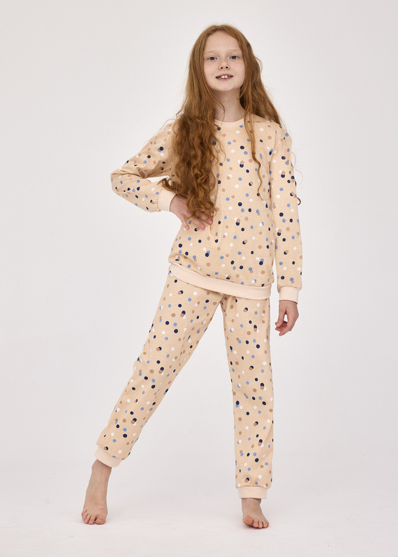 032/181 033/181 Maya Piżama dziewczęca Cornette beżowy