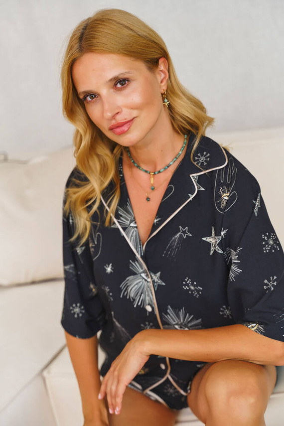 7180 Piżama Damska Doctor Nap - mystery