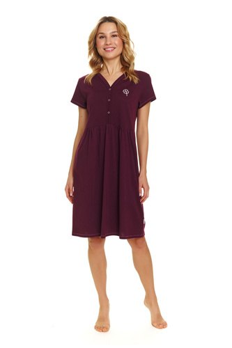 5336 Koszula Nocna do karmienia Doctor Nap - burgundy