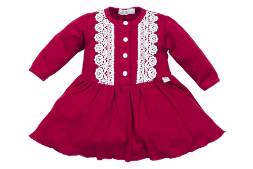 M174R Merry Cherry Sukienko-body Marija - czerwony