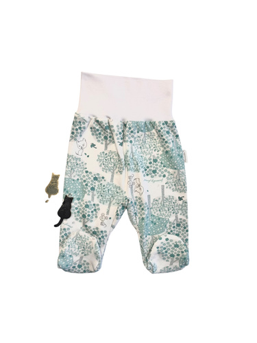 Mamatti PD15120 – półśpiochy dla niemowląt z wzorem, bawełniane