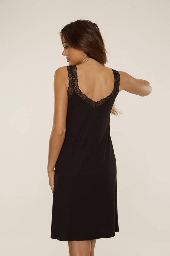 771 Hazel Koszulka nocna De Lafense - czarny