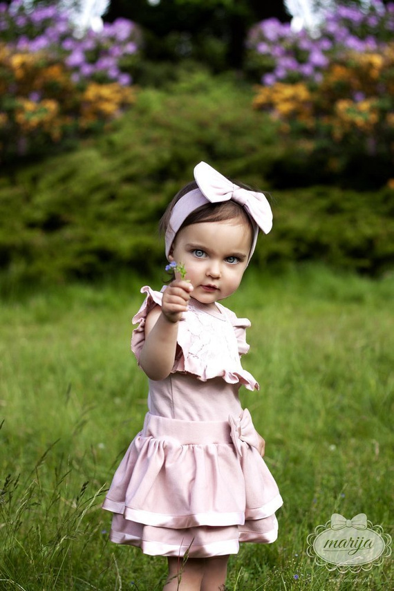 Zestaw spódniczka, body i opaska Cherry Marija