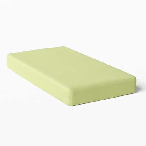 Eevi Prześcieradło dziecięce frotte - jasny zielony