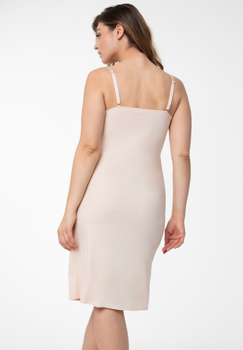 Soft & Smooth Halka Julimex Long beżowa – bezszwowa, wygodna, niewidoczna pod ubraniem