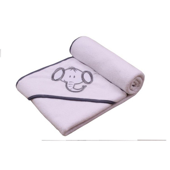 Niemowlęce okrycie kąpielowe "Zwierzątka" Terjan - biały