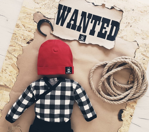 2415R Bandito boy Czapka niemowlęca Marija - czerwony