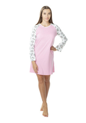 83738 koszula nocna Mewa różowy