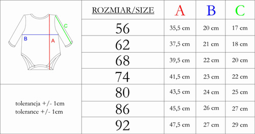 214097 Muki Nicol Body z długim rękawem