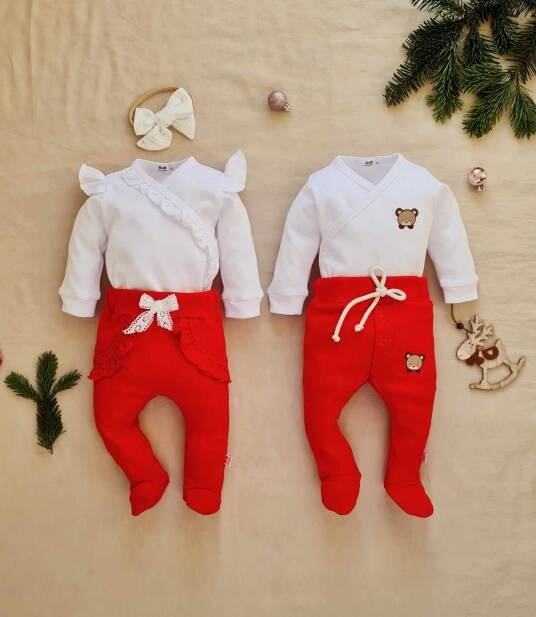 Komplet niemowlęcy Marija M1719 La Bonita