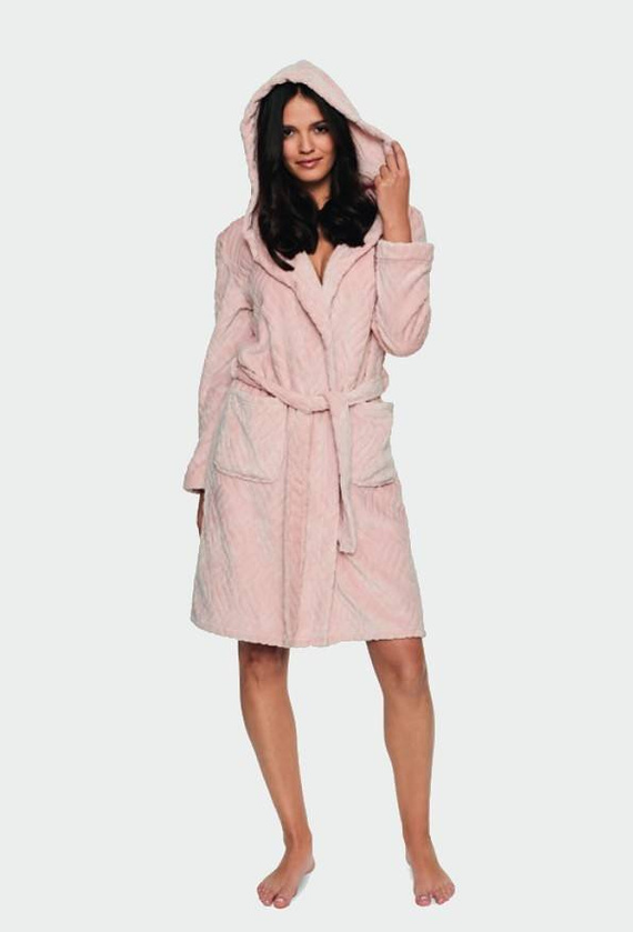 40146 Home Szlafrok damski Henderson dusty rose