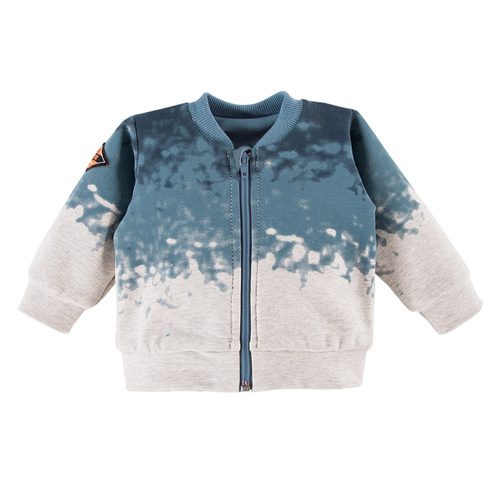 Jump Eevi Bluza rozpinana dla chłopca - szary/niebieski