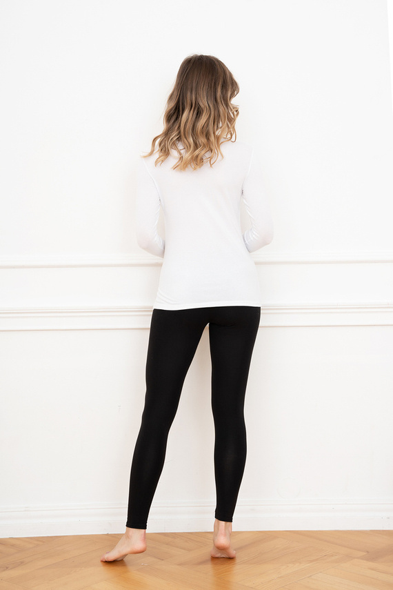 Ibiza Bluzka Damska długi rękaw Italian Fashion- biała