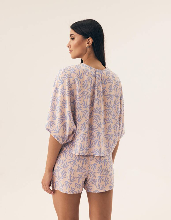 42670 Nadar Piżama Damska Henderson - light blue