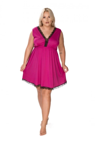 86604 Aveline koszula nocna Mewa fuksjowy