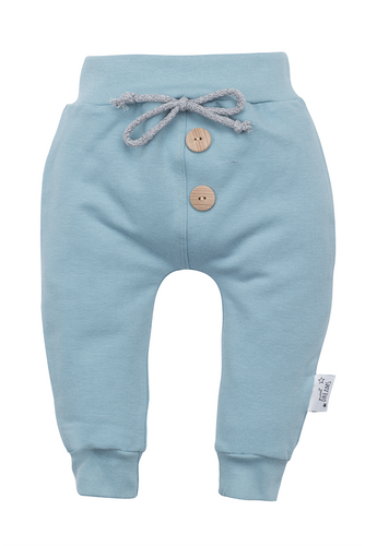 "SWEET DREAMS" Makoma Spodnie niemowlęce dresowe turkusowy