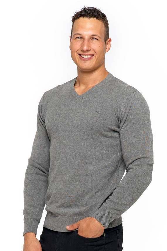 OMS4500-002 Moraj Sweter męski - szary