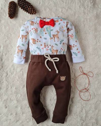 3320C Komplet dla chłopca Christmas Animals Marija