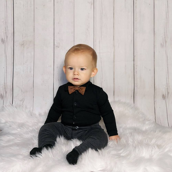 Miłosz Bambarillo Body z długim rękawem czarny