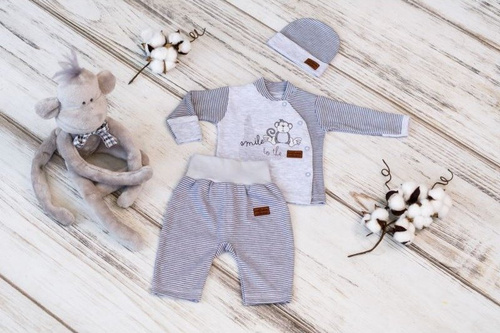 Spodenki bawełniane "Monkey" Terjan - paski