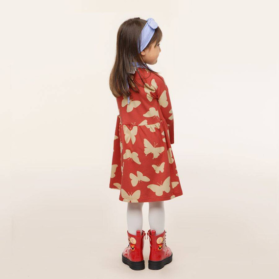 Imagine Pinokio Sukienka, długi rękaw - czerwony