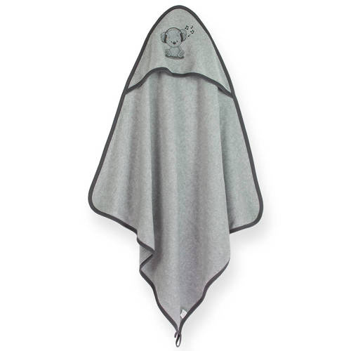 Miś muzykant niemowlęce okrycie kąpielowe Martex szary