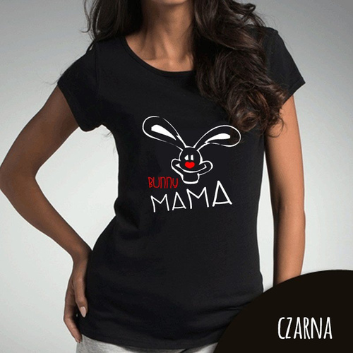 Bluzka dla mamy "BUNNY MAMA" Moocha biały