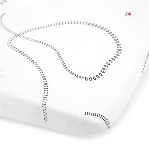 Prześcieradło z gumką Jungle Detectives - Makaszka 