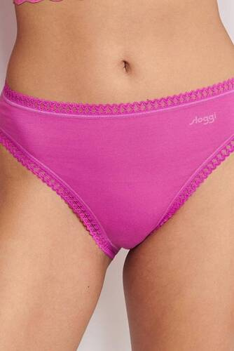 GO Crush High leg C3P Figi Damskie 3-pak Sloggi -czerwony rózowy