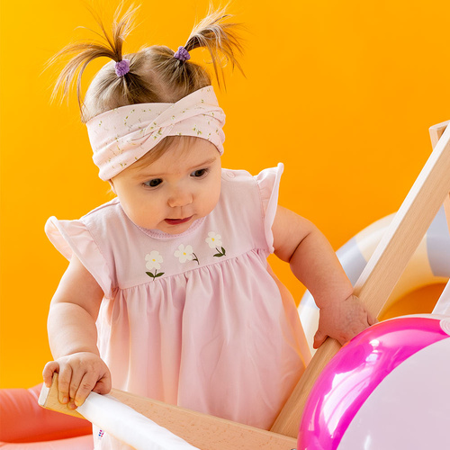 Strawberry & Love Eevi Sukienko-body, krótki rękaw - róż