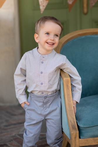 Charlie Pinokio Koszula chłopięca - szary