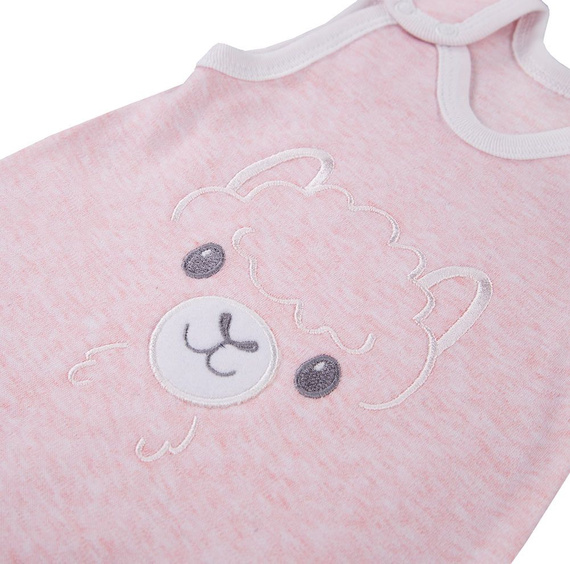 Śpioch bawełniany "Baby Love" Ewa Klucze- róż