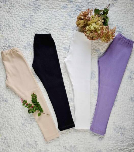 3111P Legginsy prążek Marija - fiolet