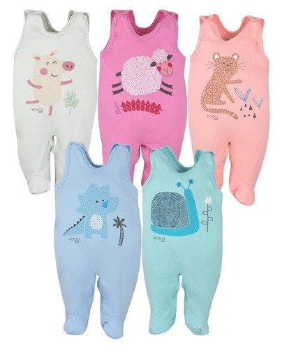 Śpioch bawełniany "FARMA" Koala - różowy