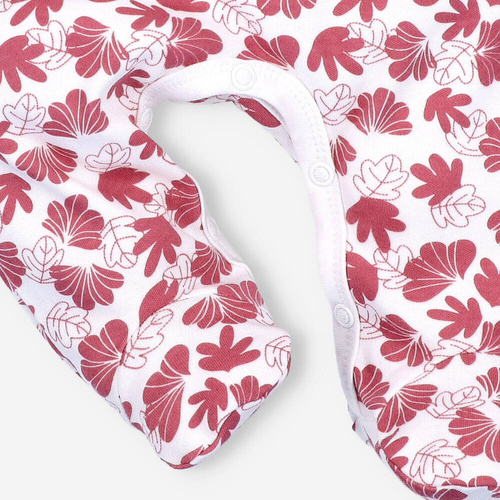 Wesoła Panda Śpiochy z bawełny organicznej Nini druk