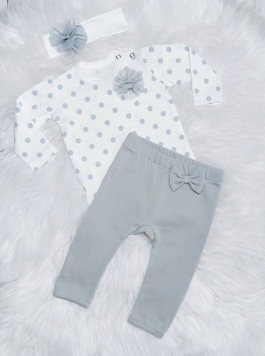 Tosia Bambarillo Spodnie niemowlęce biały