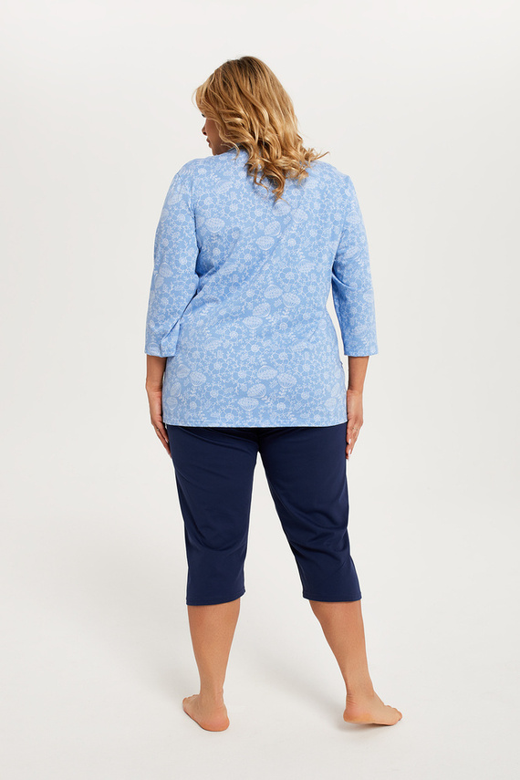 Jomala Piżama Damska 3/4 rękaw, 3/4 spodnie Italian Fashion