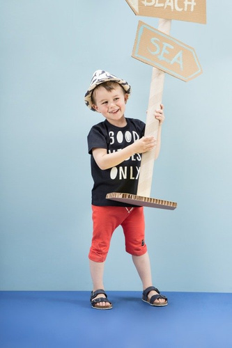 T-shirt "OCEAN'S DREAM" z krótkim rękawkiem Pinokio granatowy